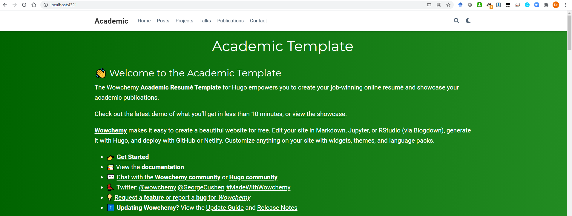 Academic Template Local