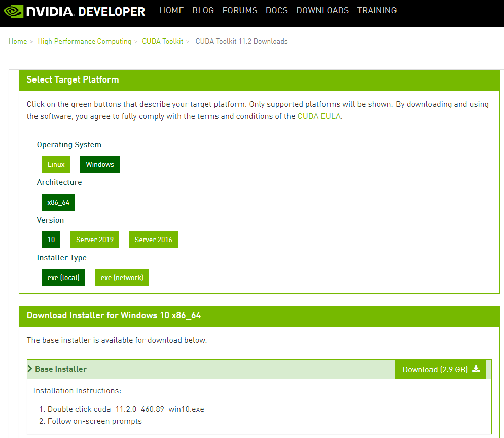 Cuda is available. CUDA Toolkit. TENSORFLOW CUDA is available.